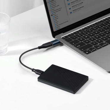 Adapter Adapter USB-C-ga USB-A-IN-i leidlikkuse seeria sinisele