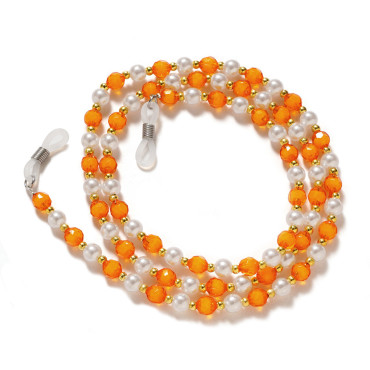 Obesek za verige za očala Orange kroglice