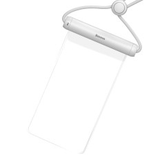 Capa de caso à prova d'água para o telefone branco da capa de slide