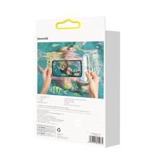 Capa de caso à prova d'água para o telefone branco da capa de slide