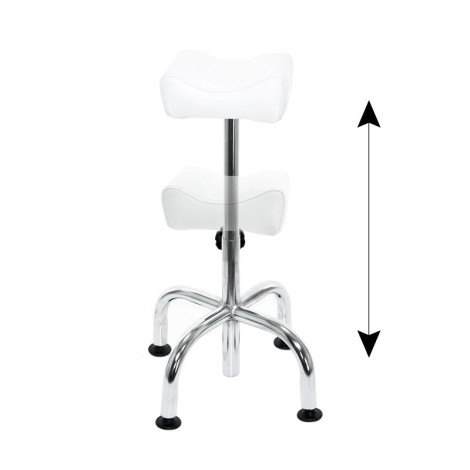 Fotstöd för pedikyr am-5012c vit — framsida