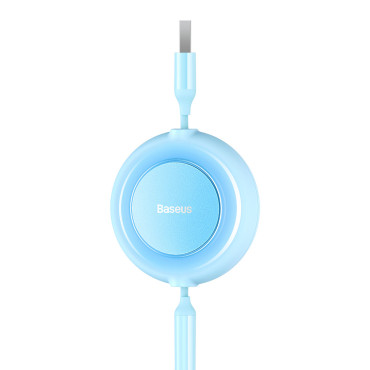 Kabelis 3in1 kabelis ar microusb usb spoli Apple USB-C 3.5A 1.1m Blue