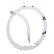 Magnetic ring on the phone Halo Series set 2pcs silver