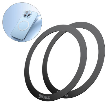 Magnetni obroč na telefonu Halo Series Seriod 2pcs Black
