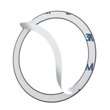 Bague magnétique sur le téléphone Série Halo Set 2PCS Noir