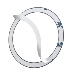 Bague magnétique sur le téléphone Série Halo Set 2PCS Noir