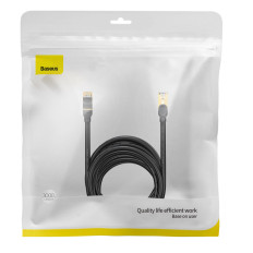 Schnelles Netzwerkkabel 10GBPS-Geschwindigkeit Sieben RJ45 30M schwarz