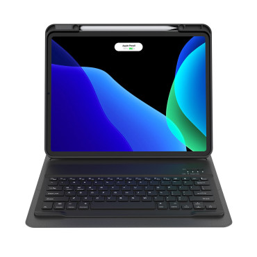 Fodral med tangentbord på iPad Pro 12.9 '' '2018-2021 Brilliance Black