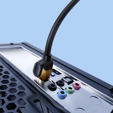 Rýchly sieťový kábel 10Gbps Speed Seven RJ45 30M ČIERNY