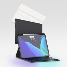Fodral med tangentbord på iPad Pro 12.9 '' '2018-2021 Brilliance Black