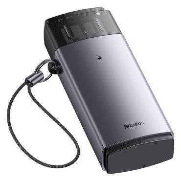 Προσαρμογέας SD / TF USB Lite Series Reader Card Gray