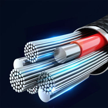 Kabelinė viela "iPhone" USB-C iPhone - Žaibas PD 20W 1.2m juoda
