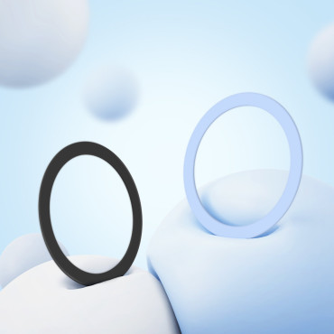 Metal magnetisk ring för smartphone rosa telefon