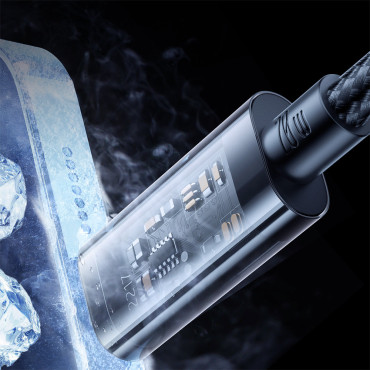 "IPhone USB" kabelis - žaibas įkrovimo ir duomenų perdavimo 2.4a 20W 1.2m Blue