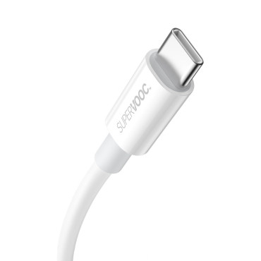 Kábel Superior Series Dohľad USB-A Kábel pre USB-C 65W 1M Biela