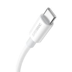 Superior σειρά καλωδίου Supervoc USB-ένα καλώδιο για USB-C 65W 1M White