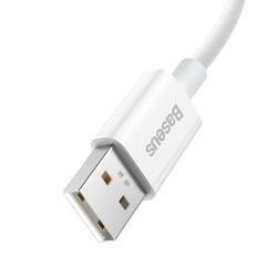 Superior σειρά καλωδίου Supervoc USB-ένα καλώδιο για USB-C 65W 1M White