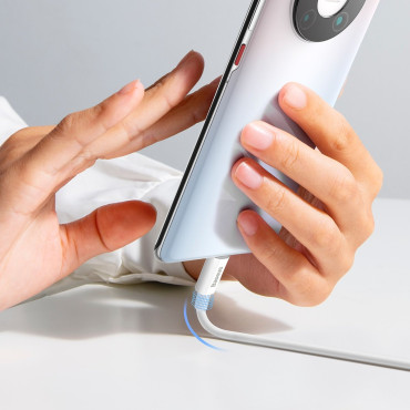 Superior σειρά καλωδίου Supervoc USB-ένα καλώδιο για USB-C 65W 1M White