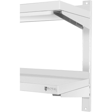 Dubbele afdichting wandplank dubbel met verstelbaar staal 140 x 40 cm