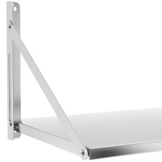 Seinaga suletud toitlustamine riiul Kokkupandav roostevabast terasest kuni 40 kg 100 x 45 cm