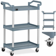 Een kelner-kaart Catering Plastic 3 planken 630 x 400 mm tot 90 kg