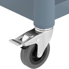 Een kelner-kaart Catering Plastic 3 planken 630 x 400 mm tot 90 kg
