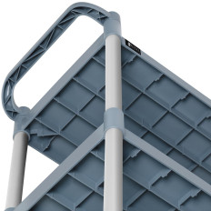 Κουτί σερβιρίσματος με 3 ράφια 630 x 400 mm από πλαστικό μέχρι 90 Kg