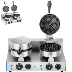 Wafel ronde dubbele teflon...