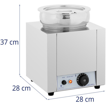 BEMAR Electric Heater Suppen für Schokoladenfondue 500 W 7 L