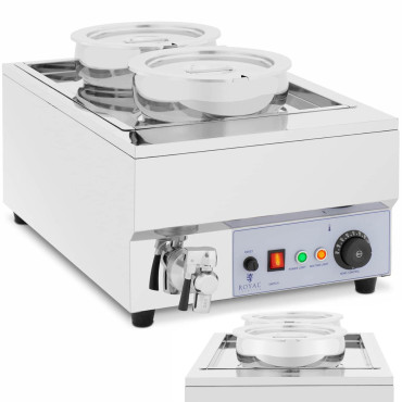Bemar Elektrické ohrievače Polievky pre čokoládové fondue 1500 v 2 x 7 l