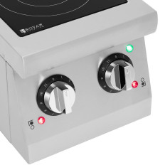 Indukčná kuchyňa 2 horák nastaviteľný. 12-26 cm 3000 W