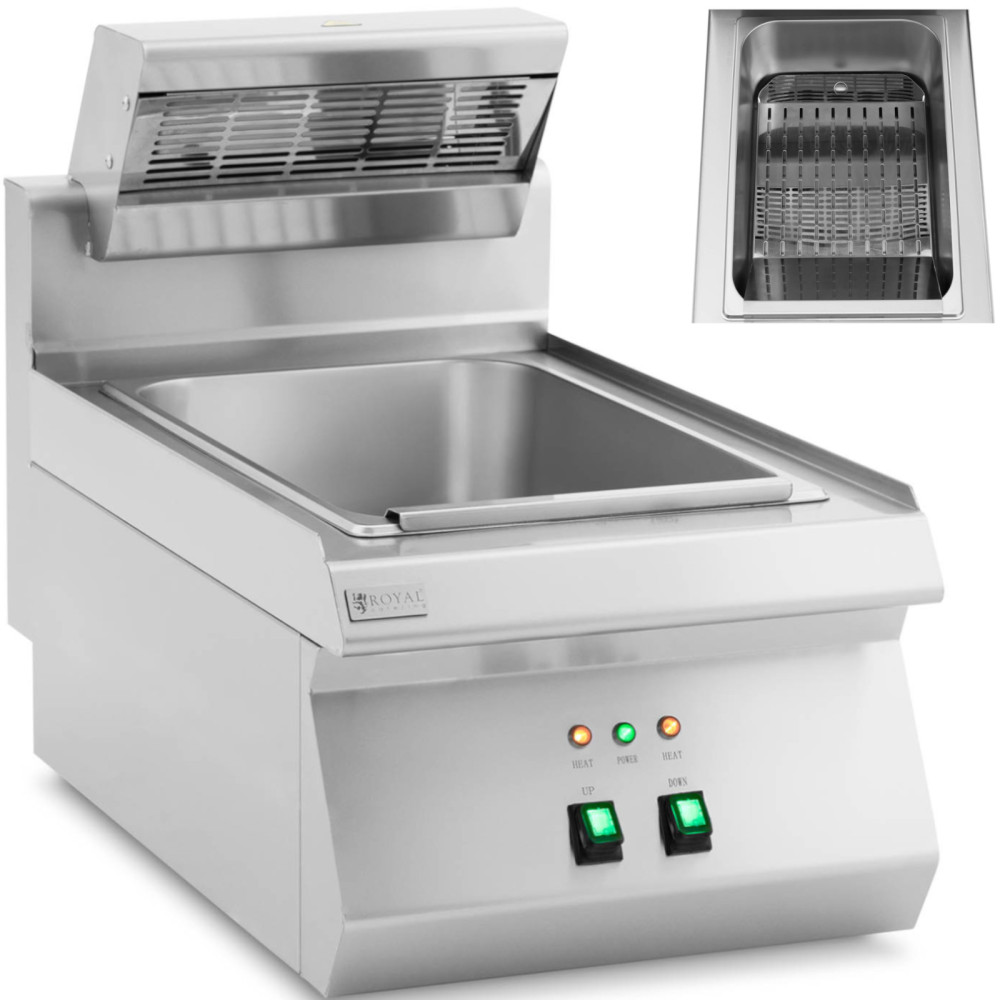 Calentador eléctrico para papas fritas 30-150c 18 l 1100 w