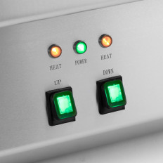 Elektrische verwarmer voor friet 30-150c 18 l 1100 W