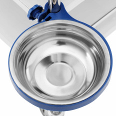 Chariot de laboratoire Acier cosmétique 2 étagères 2 tiroirs 65 x 60 x 86 cm 20 kg