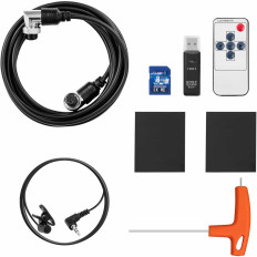 Endoscope camera diagnostische inspectie in koffer 12 LED TFT 9 inches SD 30 m
