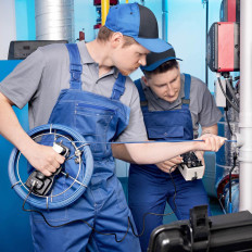 Endoskop kamera Diagnostisk inspektion i kuffert 12 LED TFT 9 inches SD 30 m