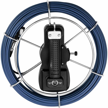 Endoskops Kameras diagnostikas pārbaude koferī 12 LED TFT 9 collas SD 30 m