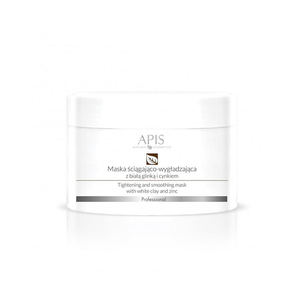 Máscara adstringente e suavizante Apis com argila branca e zinco 200ml — vista frontal