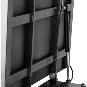 Stěnová stupnice s externím displejem 55 x 45 cm 300 kg / 100 g