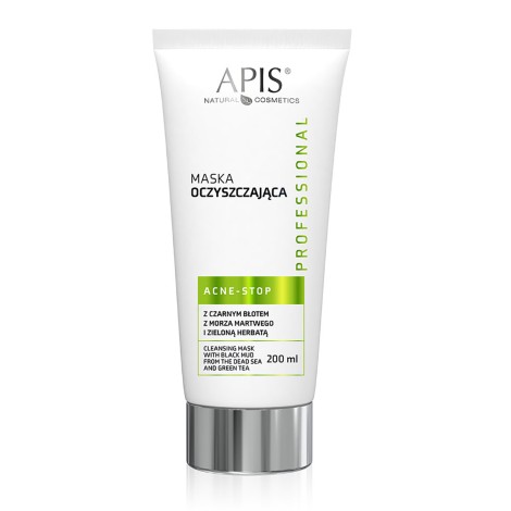 Máscara de Limpeza Apis Acne-Stop com Lama Negra 200ml — vista frontal