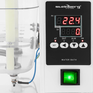 Laboratorijska vodna kopel. Prozorna 5-100 ° C