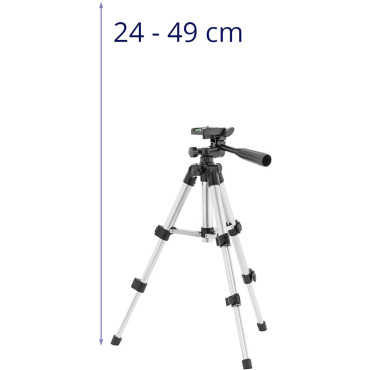 Stativ stativ till kameran av kameran 24-49 cm tråd 1/4 ''