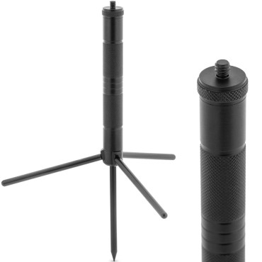 Mini stativ med szpuckle för kamerans kors 15-17 cm tråd 1/4 ''