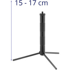 Mini statīvs ar SZPuckle par kameras krustu 15-17 cm pavedienu 1/4 ''