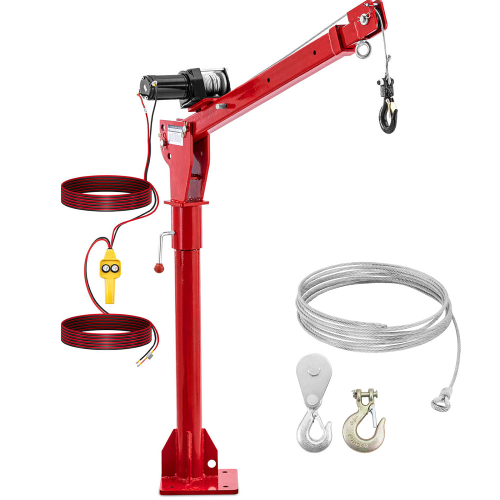 Crane Loading auf einem Auto-Abholung mit einer 12-V 1000-Wagon-Winde