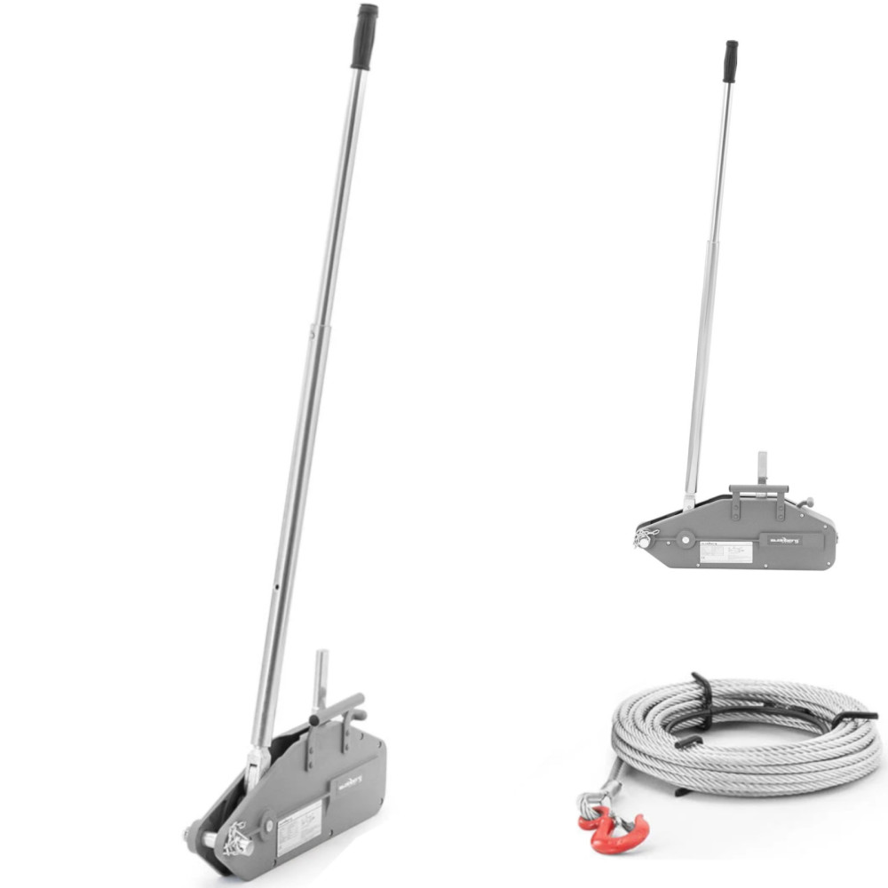 RUBLE TROWER PULLER HAND WINCH 20 M 1600 kg