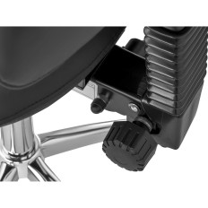 Cosmetic chair with rotary backrest Adjustable Berlin - black