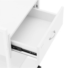 Cosmético helder fogebread 1 gaveta 3 prateleiras 47 x 33 x 84 cm - Branco