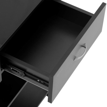 Cosmético helder helder carrinho 1 gaveta 3 prateleiras 47 x 33 x 84 cm - Preto