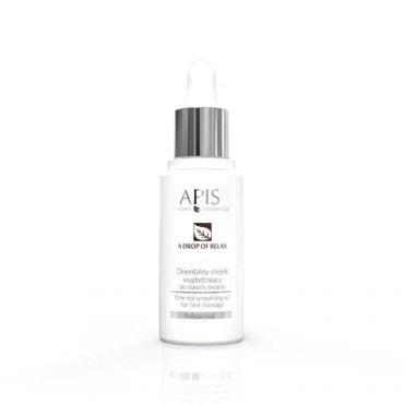 Apis a drop of relaxation oriental facial massage oil 30ml — front view